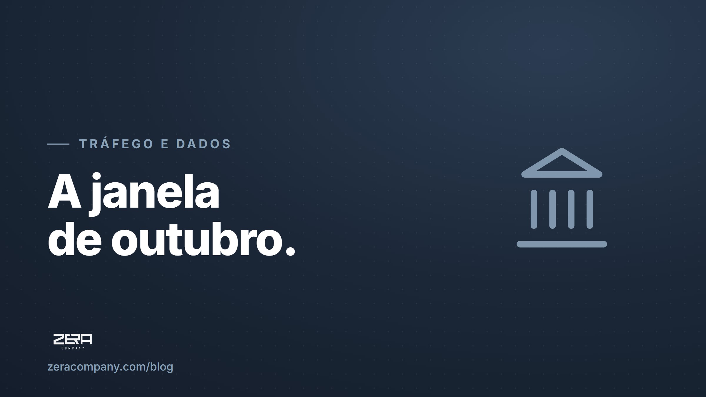 A janela de outubro: por que o seu anúncio pode ficar mais barato depois do dia 2 (e por que não é a eleição que barateia)